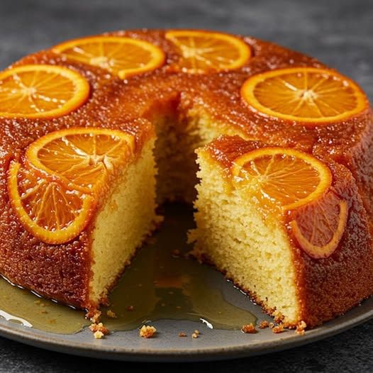 Upside-Down Orange Cake