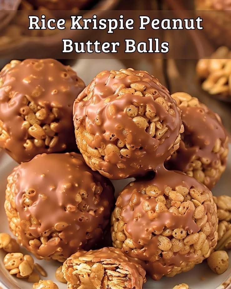 Rice Krispie Peanut Butter Balls