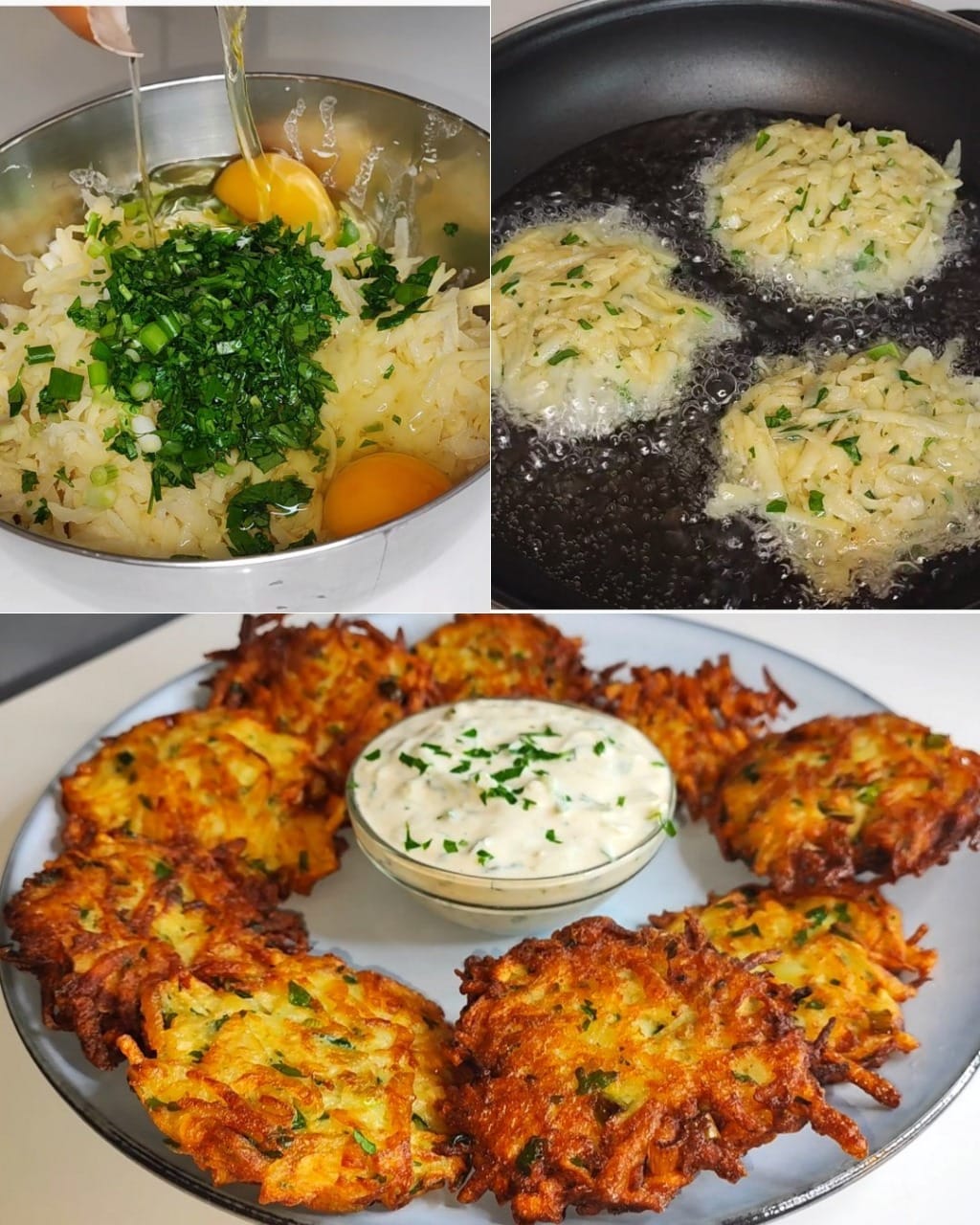 Potato fritters: you’ll really fall in love with this recipe