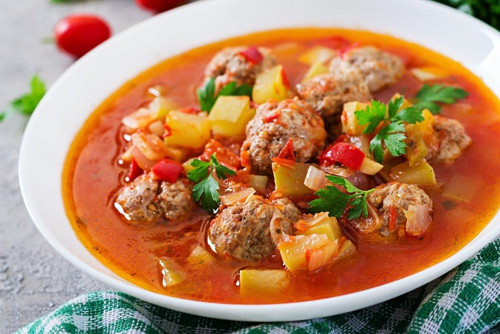 Creamy Parmesan Italian Sausage Soup