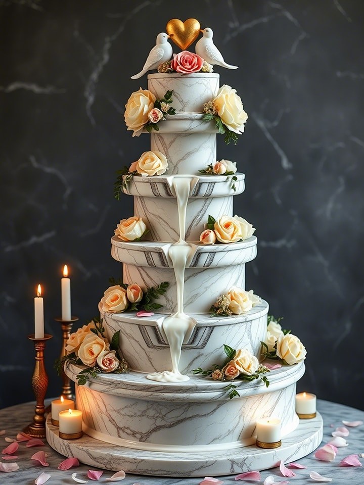  Grand Vintage Fountain Wedding Cake Recipe
