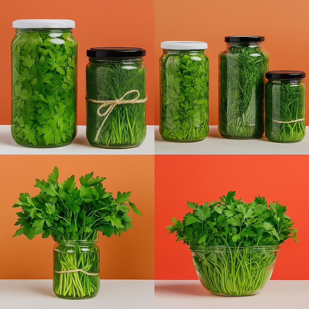 Fresh parsley for a month with the bowl method: chefs do it