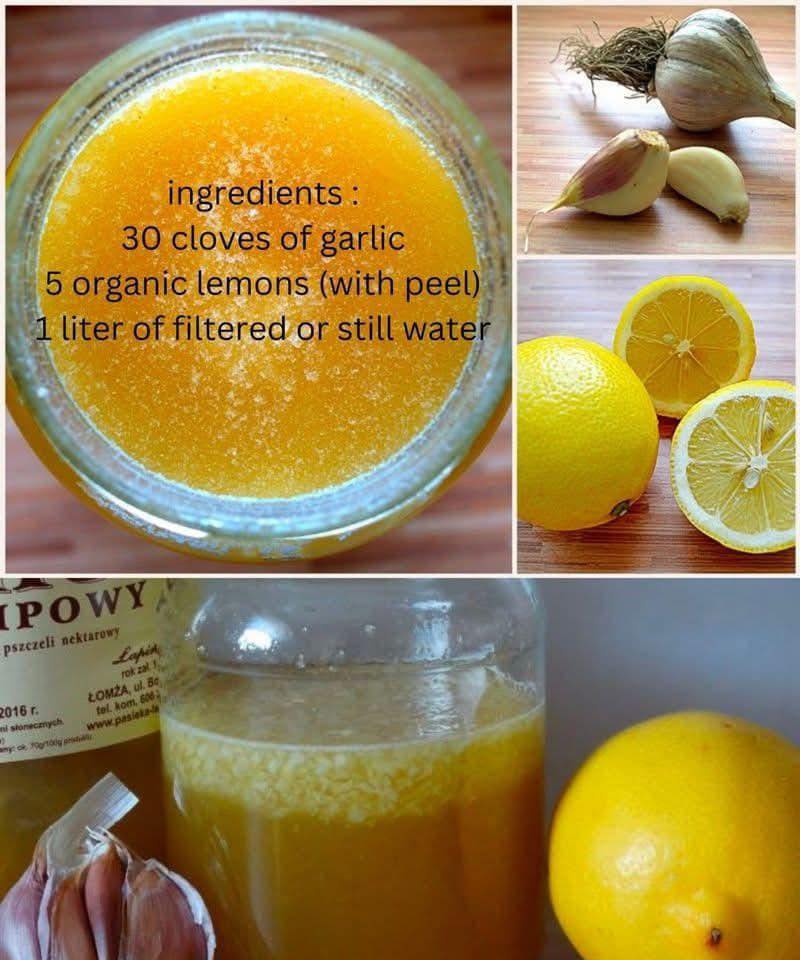 The Heart’s Drink: A Simple Recipe with Garlic, Lemon, and Water