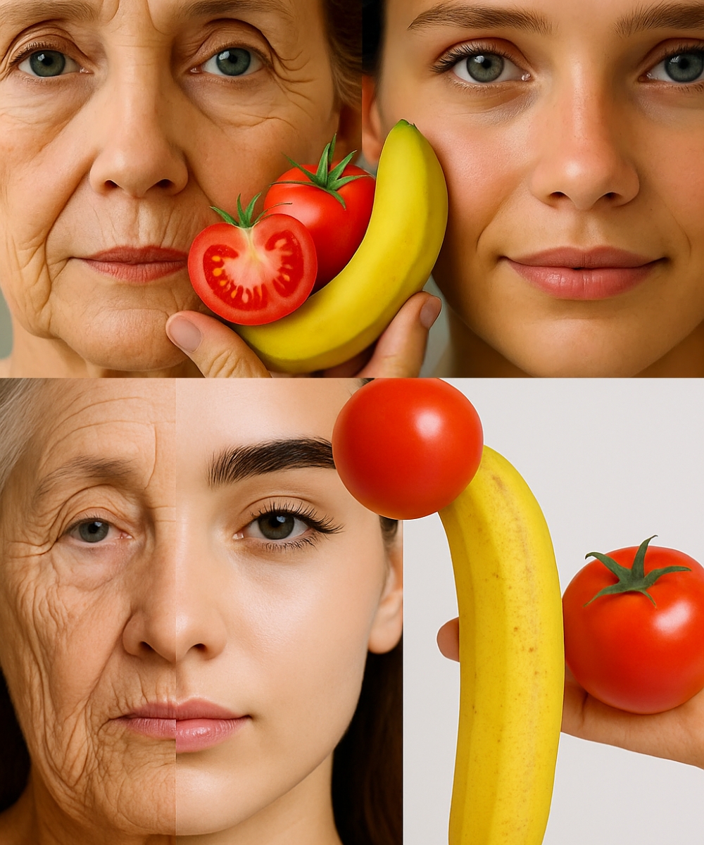 At 90, she looks much younger thanks to tips from bananas and tomatoes