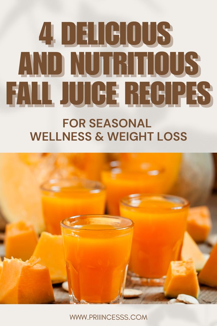 4 Delicious and Nutritious Fall Juice Recipes To Try