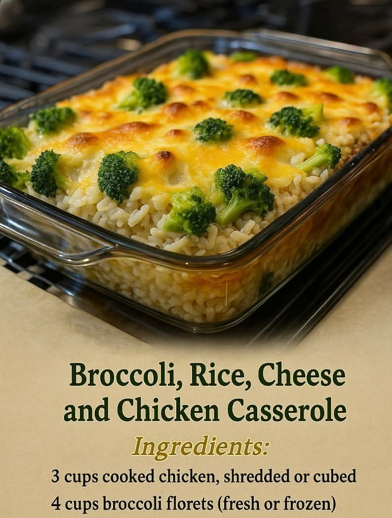 Creamy Broccoli Chicken Casserole: A Cheesy Rice Delight