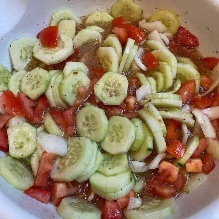 Fresh Cucumber Tomato Salad