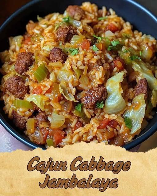 Cajun Cabbage Jambalaya