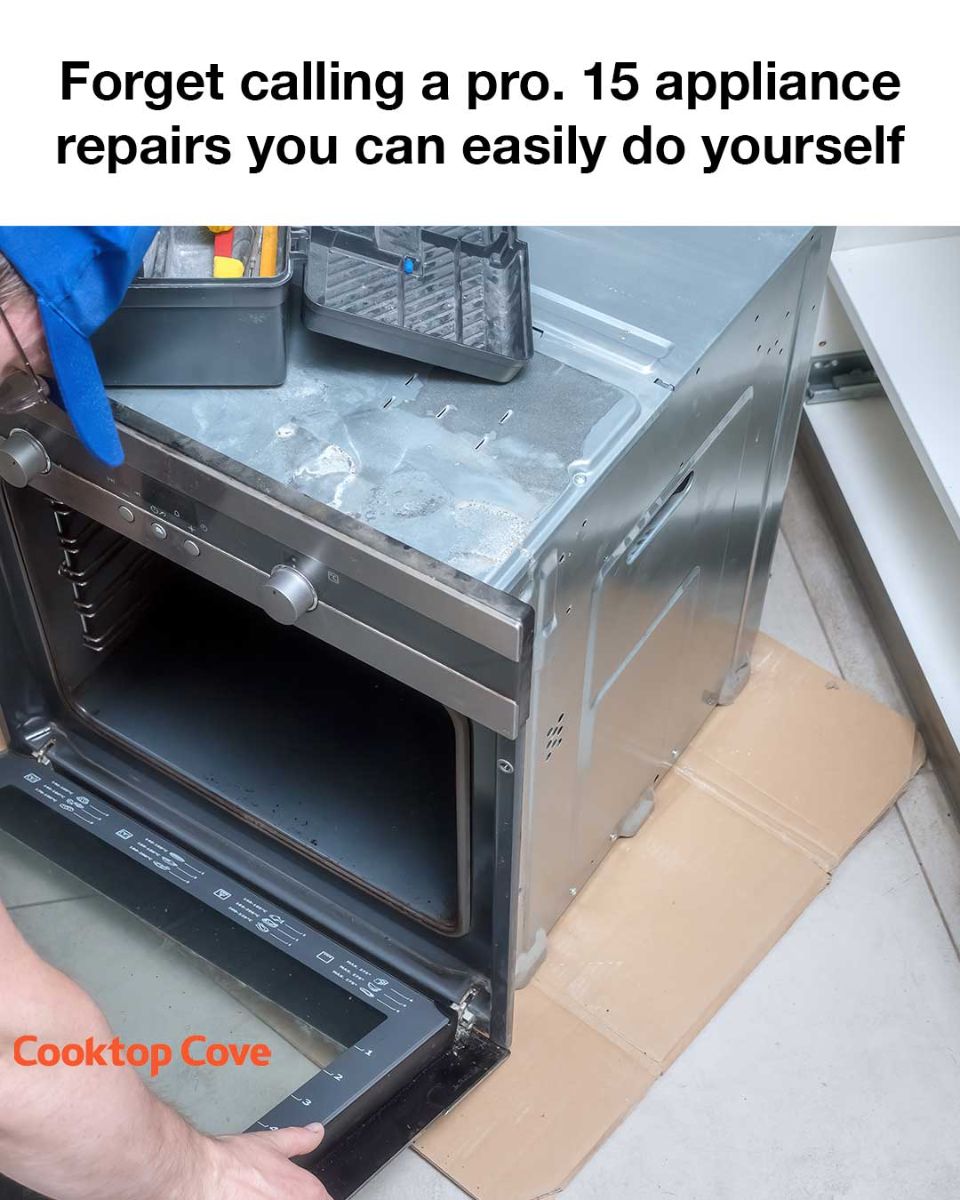 Forget calling a pro. 15 appliance repairs you can easily do yourself