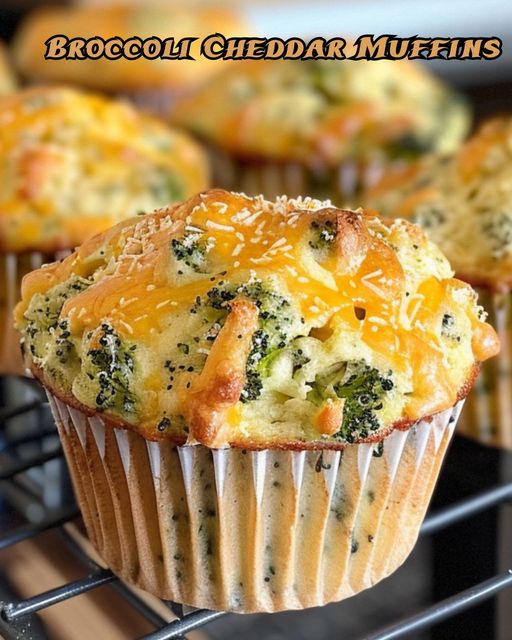 Broccoli Cheddar Muffins