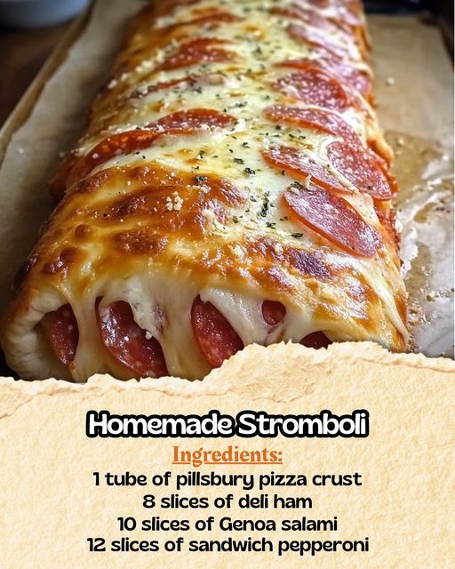 Homemade Stromboli