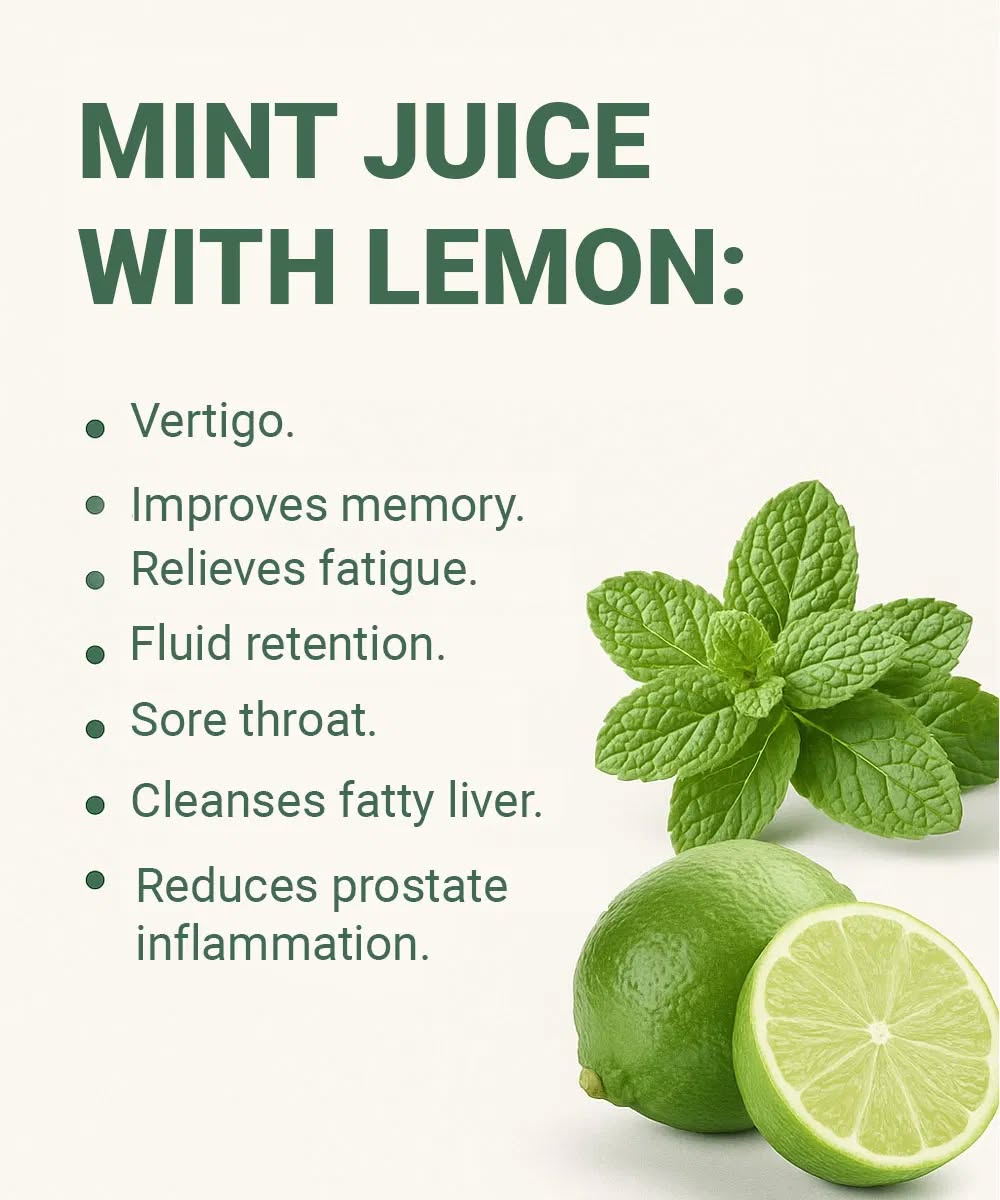 Peppermint and Lemon Juice: Benefits