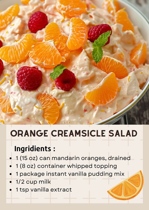 Orange Creamsicle Salad